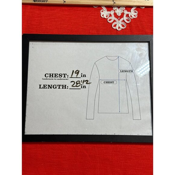 Peter Nygard Womens Small Embroidered Tunic Top Orange V-Neck 3/4 sleeve - Picture 6 of 8